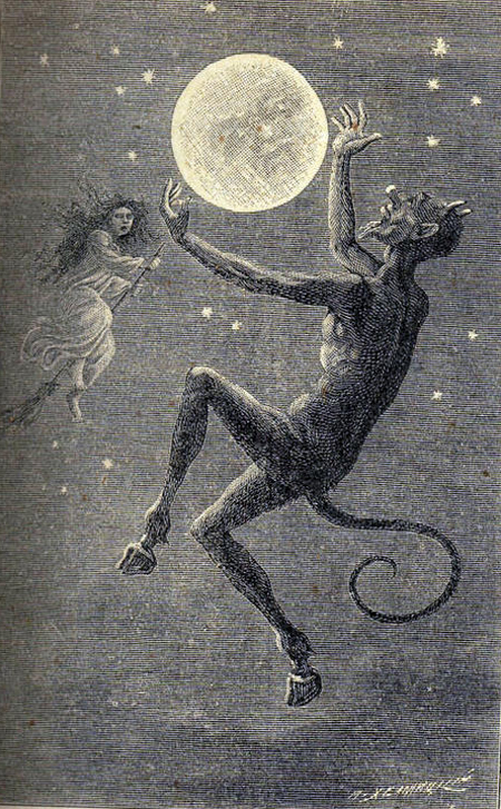 Иллюстрация к повести Н.В. Гоголя «Ночь перед Рождеством» из издания А.С. Панафидиной и П.В. Смирновского 1907 года.